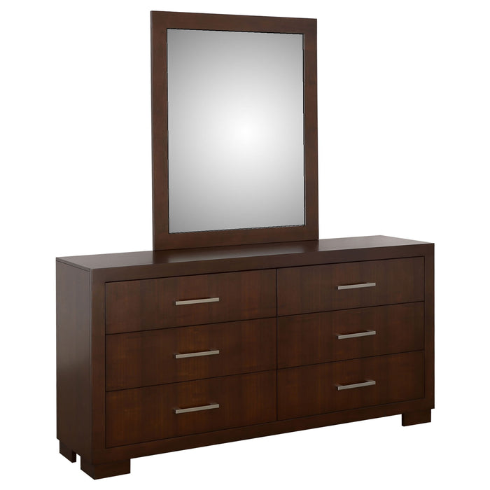 Polk - 6 Drawer Dresser With Mirror Furniture Max