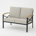 Outdoor Loveseat With Washable Cushions Home Essentials