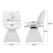 Modern Swivel Dining Chair With High Back Home Essentials