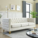 Modern Sofa With Button Tufting, Upholstered Couch For Living Room Home Essentials