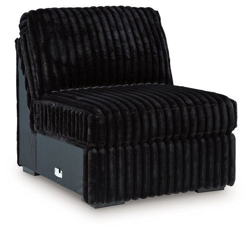 Midnight-Madness - Armless Chair - Onyx Signature Design by Ashley®