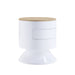 Otith - Accent Table With Display And Utility Function - White Urban Nest
