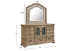 Marisol - Shaped Mirror - Fawn Magnussen Furniture