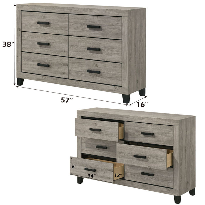 Mari - Dresser - Light Gray Finish ACME