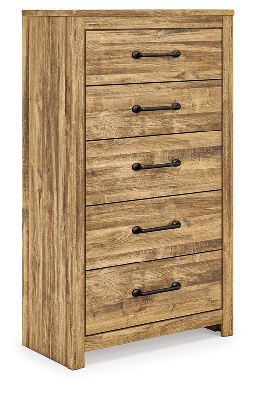 Maystonna - Five Drawer Chest - Brown Signature Design by Ashley®