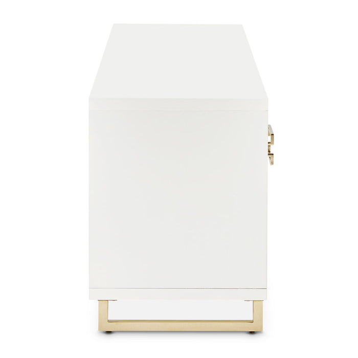 Palm Gate - Media Cabinet - Cloud White