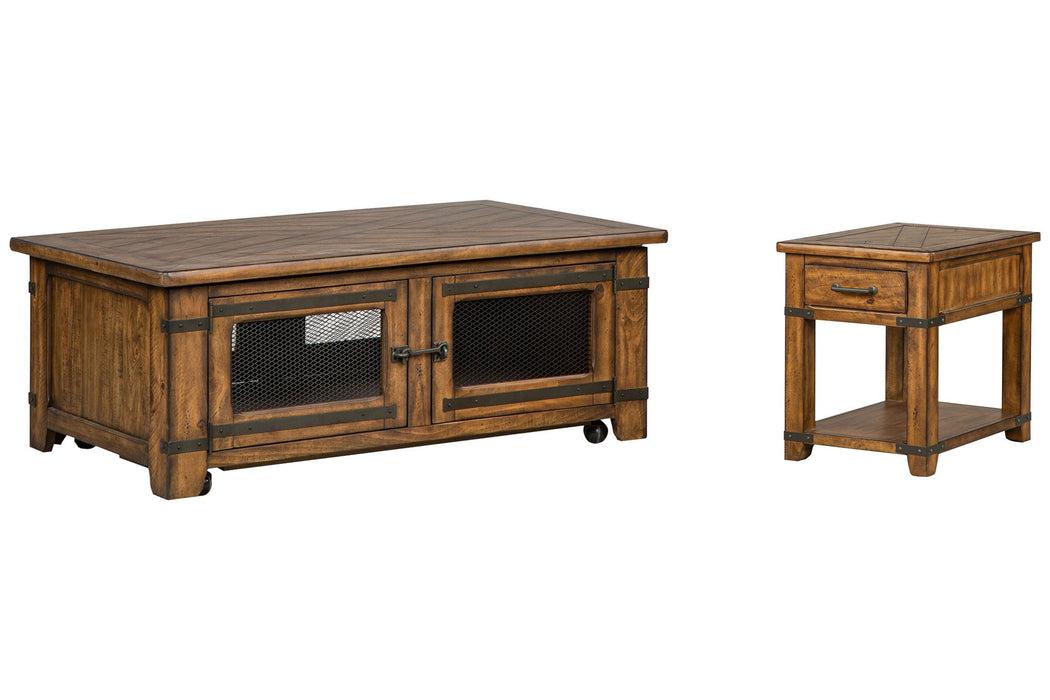 Chesterfield - Lift Top Storage Caster Cocktail Table Set Magnussen Furniture