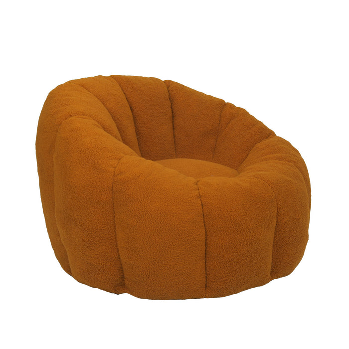 Bean Bag Chair, Lazy Sofa For Living Room - Orange Home Essentials