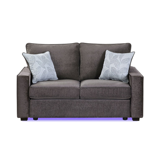 Rita - Loveseat, LED Base Lighting, Cushions And 2 Accent Pillows Matrix Furniture Group