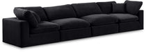 Comfy - Velvet Modular Sofa 4 Seats Meridian Furniture