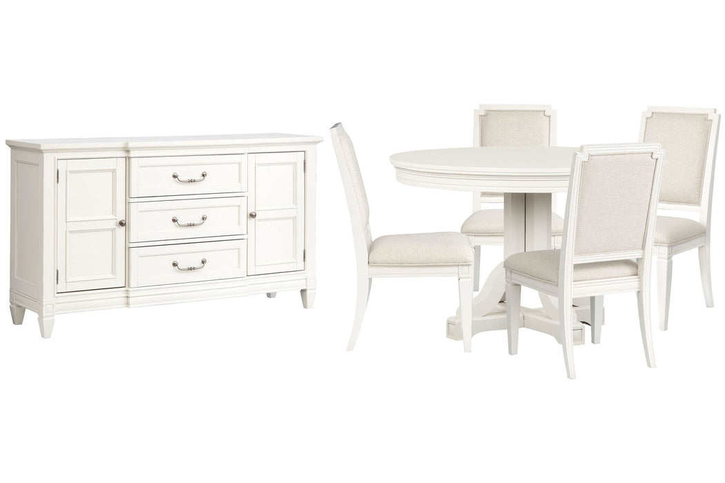 Willowbrook - Extendable 48" Round Dining Table Set Magnussen Furniture