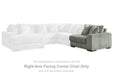 Lindyn - RAF Corner Chair - Fog Signature Design by Ashley®