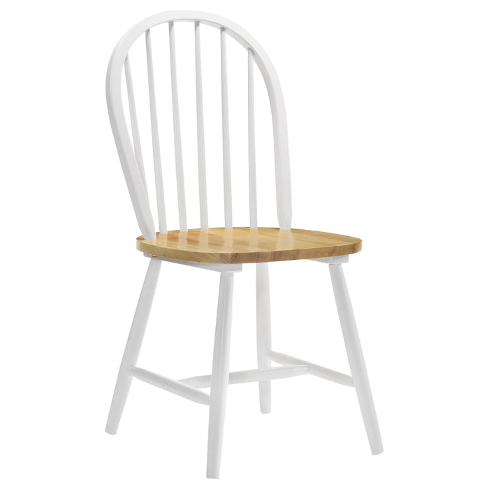 Spindle - Back Side Chairs (Set of 4) - Natural Furniture Max