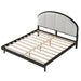 Elegant Modern Upholstered Platform Bed Frame Dreamland