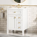 Bathroom Vanity With Sink, 3 Drawers & Cabinet With 2 Tier Door Storage Rack, Soft Close Doors & Drawers Hearth and Haven