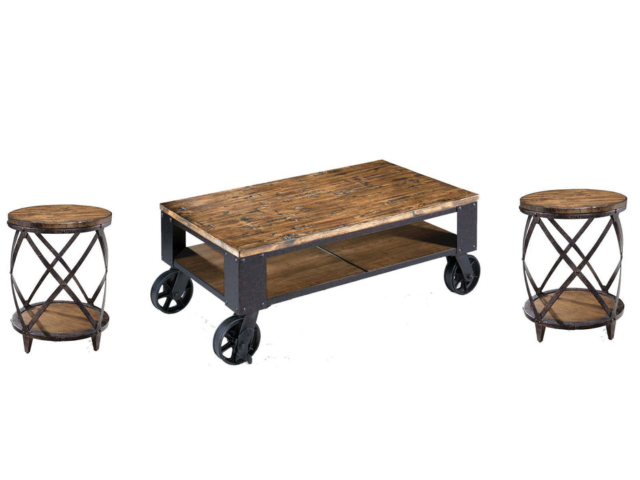 Pinebrook - Rectangular Starter Cocktail Table Set Magnussen Furniture
