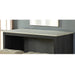 Dining Table Set With Biscuit Tufted Stools - Beige / Black / Gray Home Essentials