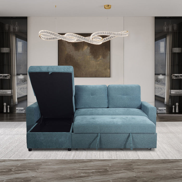 Greer - Storage Chaise - Green