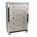 5 Drawer Chest Bedroom Furniture - Silver Home Essentials