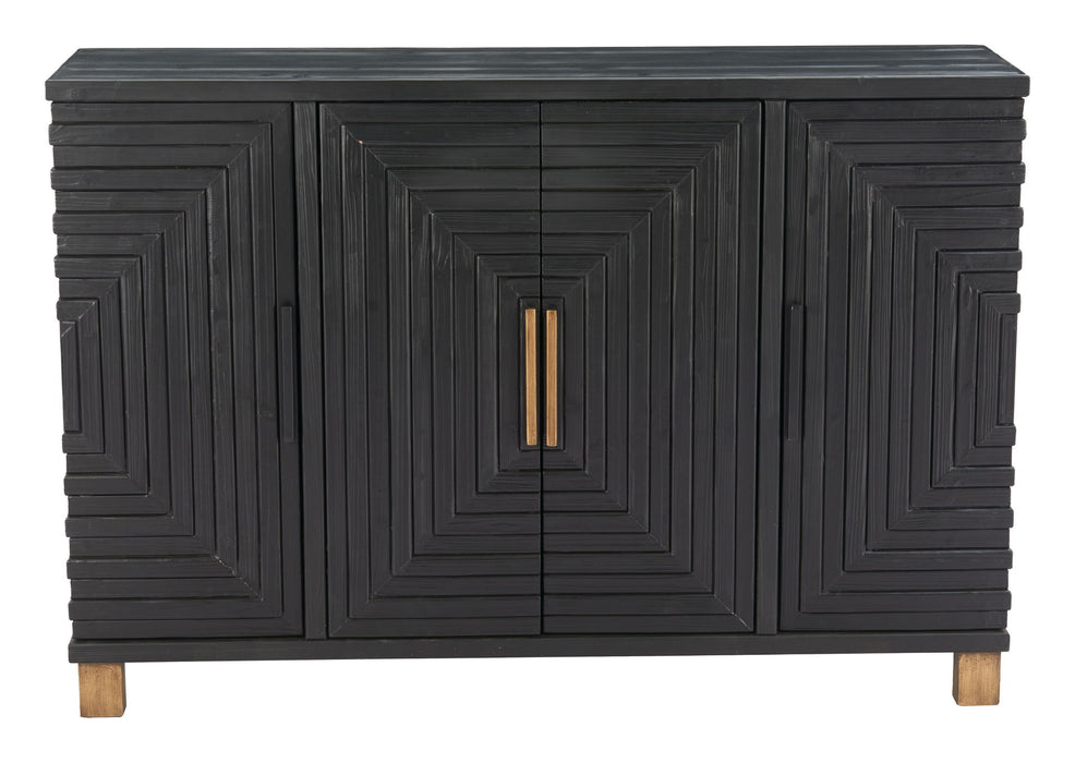 Trazo - Cabinet - Black Zuo Modern