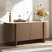 Markku - Console Table With Natural Marble - Oak ACME