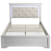 Tufted Headboard Bed With LED Lighting Home Essentials
