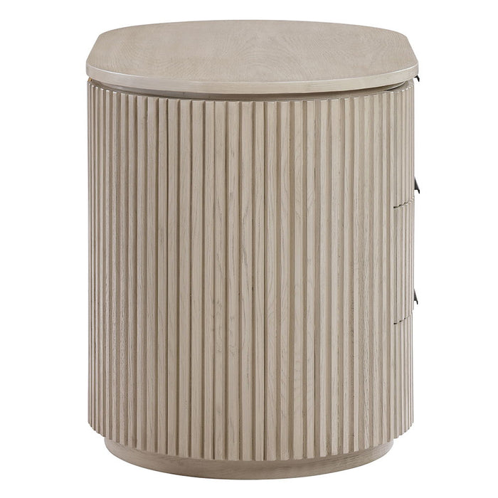 Leanna - Nightstand With USB Port - Light Oak ACME