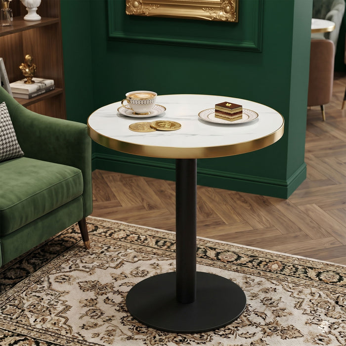 Elegant Round Bistro Table Home Essentials