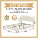 Upholstered Bed, Tufted Headboard, Comfortable Sleep Home Essentials