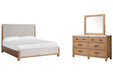 Plum Creek - Upholstered Panel Bedroom Set Magnussen Furniture