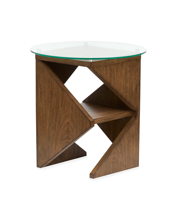 Vector - Round Accent Table - Russet Magnussen Furniture