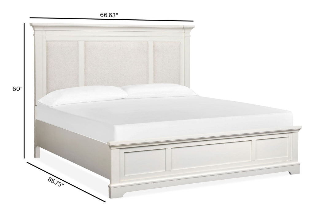 Kingston - Complete Panel Bed With Upholstered Headboard Magnussen Furniture