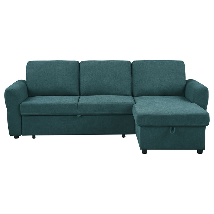Kenna- Sleeper Sectional Sofa With Storage Ottoman Furniture Max