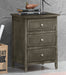 Dove Tailed Drawers 3 Drawer Nightstand Glory Furniture