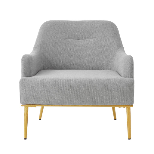 Modern Elegance Accent Chair With Curved Backrest Noble House