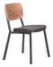 Ardenne - Dining Chair (Set of 4) - Black / Brown Zuo Modern