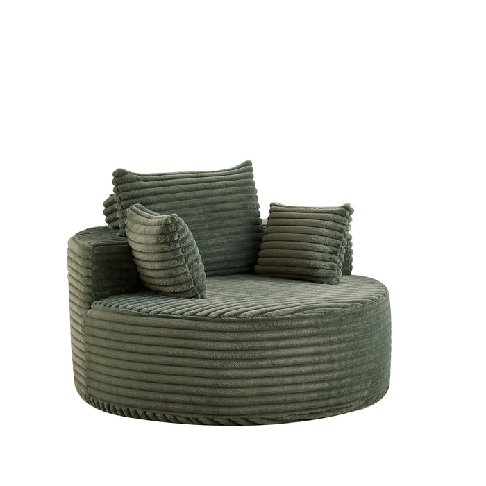 Modern Single Sofa With Backrest Pillow For Living Room Home Essentials