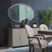 Roxbury Park - Wall Mirror - Slate Michael Amini