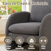 Modern Sherpa Upholstered Accent Chair, Comfortable Living Room Armchair, Lounge Chair For Bedroom, And Office Home Essentials