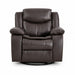 Rocker Recliner Chair With Manual Recline And 360° Swivel Base Home Essentials
