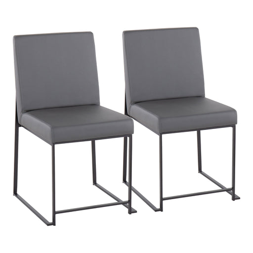 Fuji - Contemporary Modern Elegance With High Back Dining Chair (Set of 2) Lumi Source
