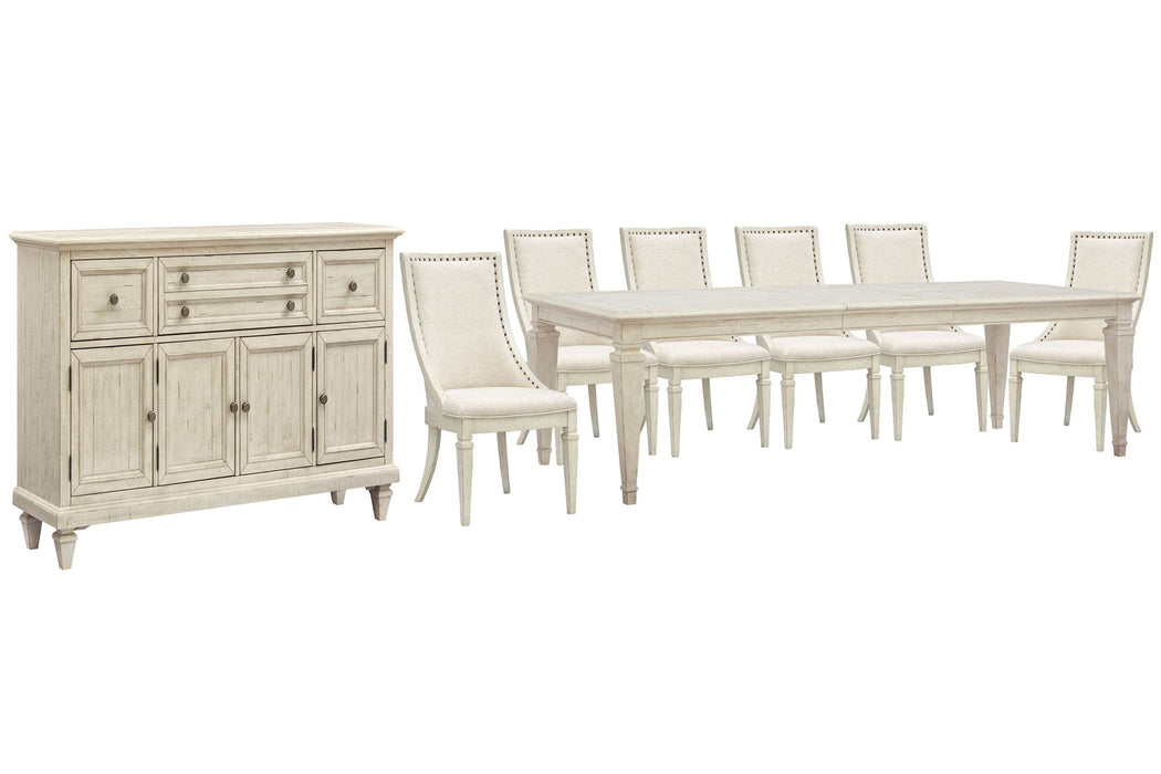Newport - 8 Piece Extendable Rectangular Dining Table Set Magnussen Furniture