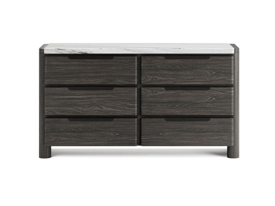 Keaton - Double Drawer Dresser - Black Magnussen Furniture