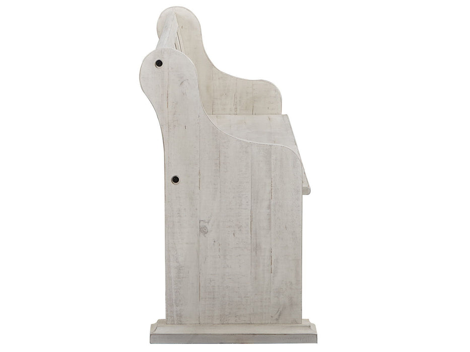 Bronwyn - Bench With Back - Alabaster Magnussen Furniture