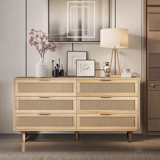 Modern 6 Drawer Storage Cabinet For Bedroom Home Essentials