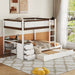 Bunk Bed With Twin Size Trundle, Storage And Desk DreamHaus