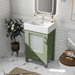 Bathroom Vanity With Ceramic Sink And Ample Storage, Ideal For Small Bathrooms Hearth and Haven