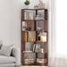 L-Shaped Corner Bookshelf Home Essentials