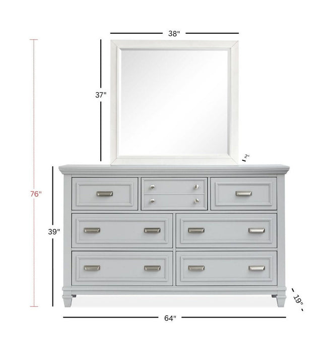 Charleston - Drawer Dresser With Landscape Mirror Magnussen Furniture