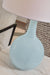 Rylanton - Glass Table Lamp - Aqua Signature Design by Ashley®